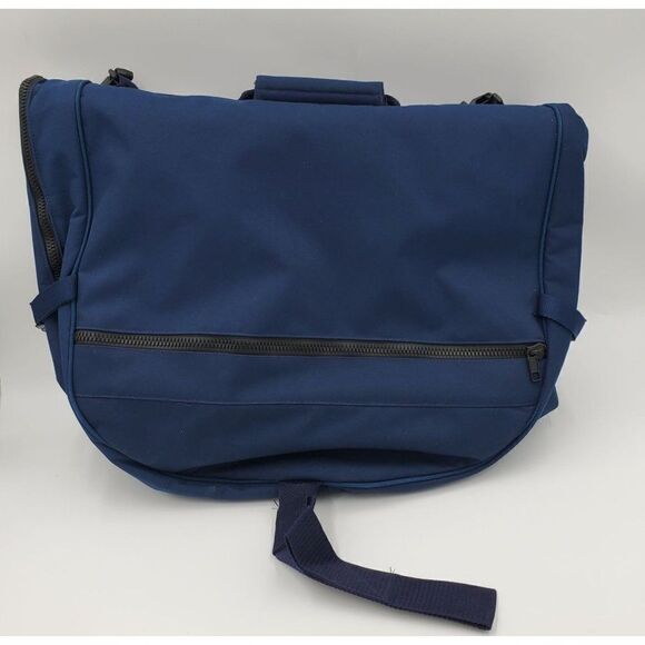 Atlanta Braves Garment Bag Folding Blue Embroidered Custom Sahara Never Used - Picture 7 of 12